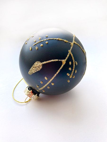 Шар елочный стекл. [5905-11]