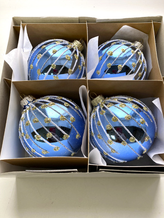 Шар пластиковый декорированный