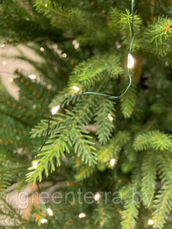 Гирлянда Лучи Росы, 12 нитей, 408 теплых белых микро LED с мерцанием [496141]