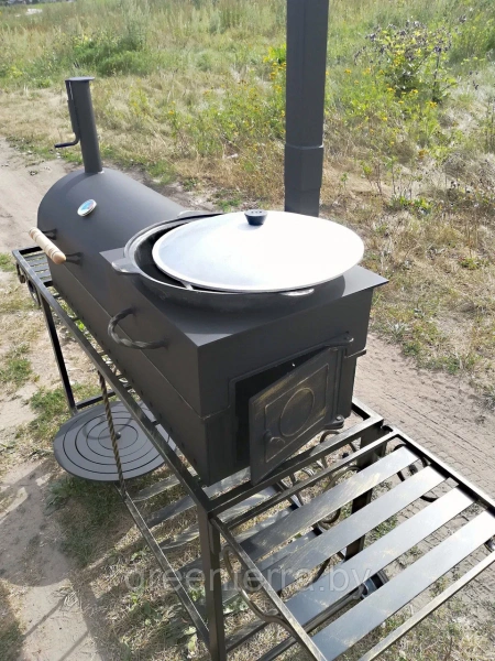 Кованый мангал (гриль, барбекю и очаг) "Камелот"