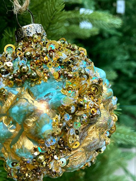 Шар елочный стекл. [60263]