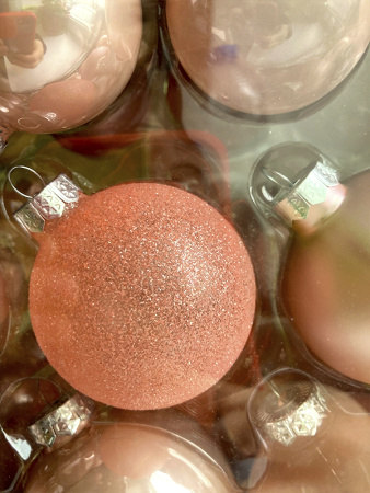 Набор шаров елочных стекл. Color Symphony: Розовый бутон,  5-7см, 42шт [9149255]