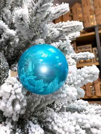 Шары пластиковые, бирюзовый опал