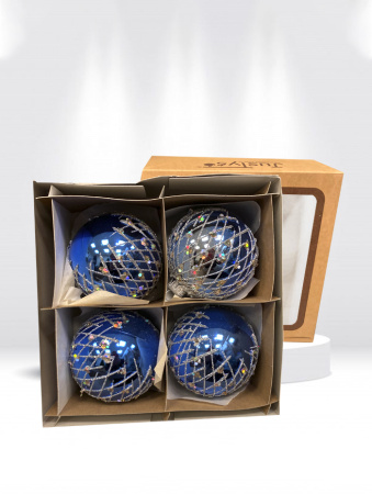 Шар пластиковый декорированный