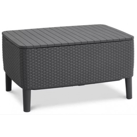 Комплект мебели из искусственного ротанга SALEMO 2-SOFA SET, графитовый [236629]