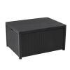 Стол-сундук из искусственного ротанга ARICA RATTAN, графитовый [221044]