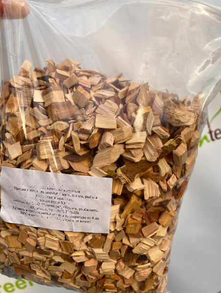 Щепа вишневая 3 дм3 (0.5 кг) Щепа вишневая 3 дм3 (0.5 кг)