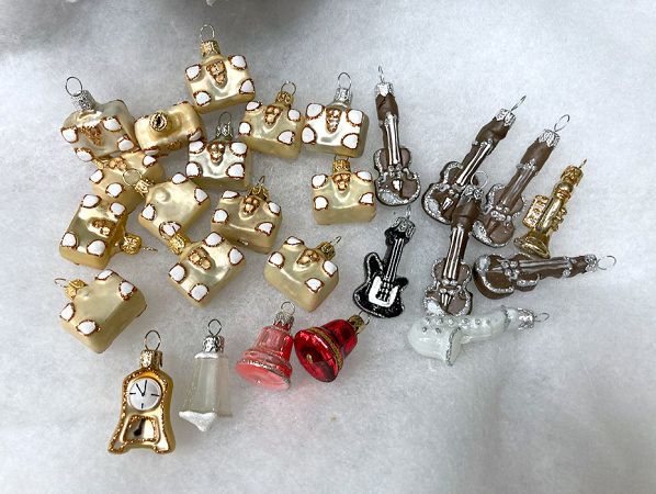 Игрушка елочная стеклянная "Мини-форма"