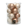 Набор шаров елочных стекл. Cashmere Rose 8см, 16 шт [140883]