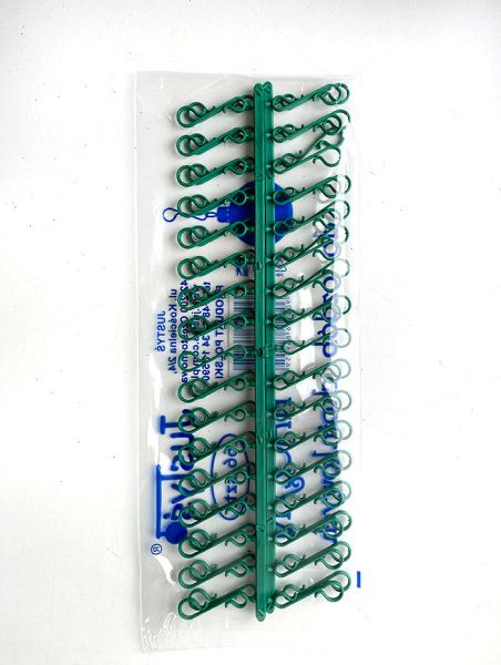 Пластиковые подвесы для елочных игрушек, зелёный (уп.66 шт.) Пластиковые подвесы для елочных игрушек, зелёный (уп.66 шт.)