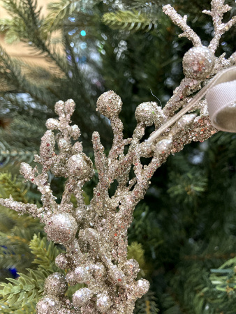 Украшение елочное "Венок из ягод" 15см [66671]