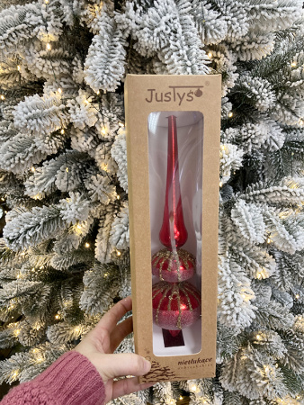 Верхушка на елку декорированная