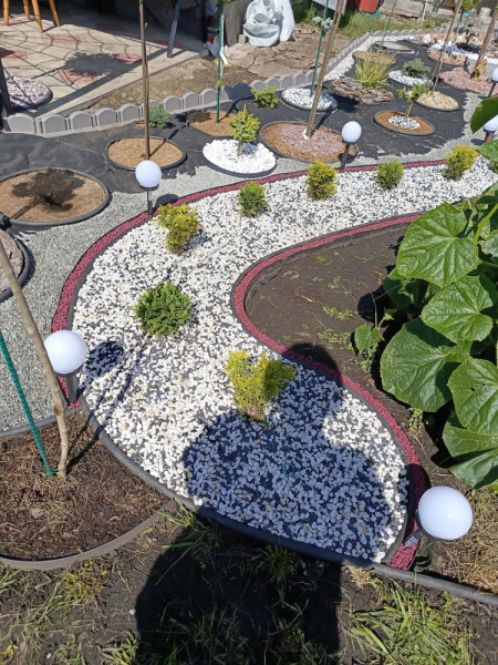 Мрамор/гранит щебень декоративный, 5-10мм, (20 кг)