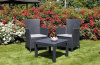Комплект мебели из искусственного ротанга Rosario balcony set, графит [216777]