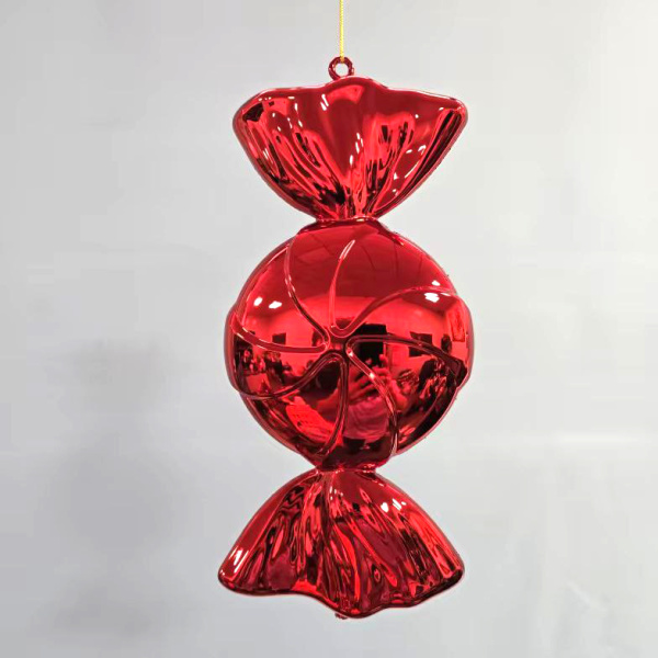 Украшение елочное "Конфета-карамель" 30см красный [HL202517]