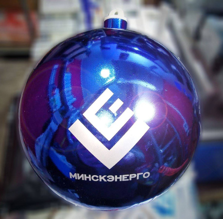 Шары елочные стеклянные для нанесения логотипа