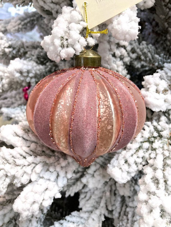 Игрушка елочная стекл. [0634-25]