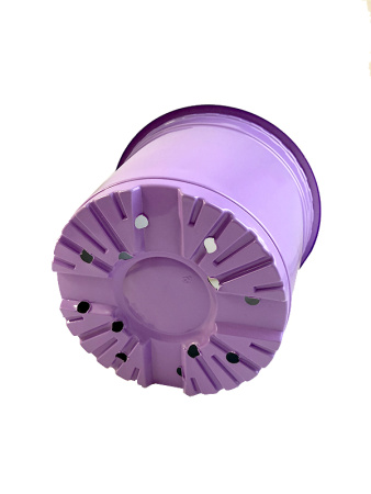 Горшок для рассады круглый формованный 2л, ø 17см, высота 13см. (лаванда)