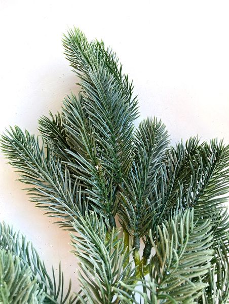 Украшение елочное "Ветка еловая с шишкой" 60 см  [LX20-1297]