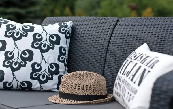 Диван Keter Corfu Love Seat Max, графит [258975]