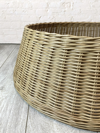 Корзина 70см плетёная под ёлку, разные цвета