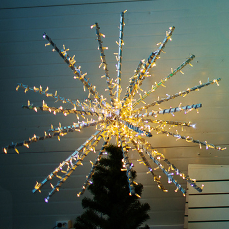 Макушка на елку "Бенгальская" от 1м до 1.5м