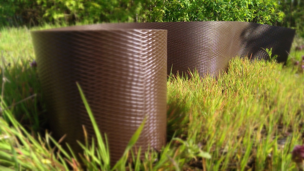 Газонная лента 15см*9м, коричневый