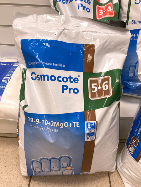 Удобрение минеральное пролонгированное Osmocote Pro (5-6 месяца), 25кг