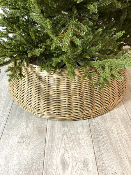 Корзина 70см плетёная под ёлку, разные цвета Корзина 70см плетёная под ёлку, разные цвета