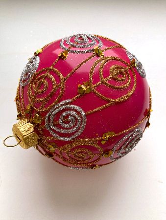 Набор шаров пластик. декор №19 разные цвета, 10см Набор шаров пластик. декор №19 разные цвета, 10см