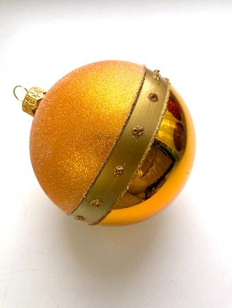 Шар пластиковый декорированный