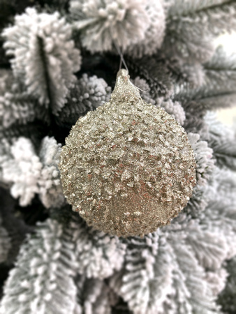 Шар елочный стекл. 8см [66001]