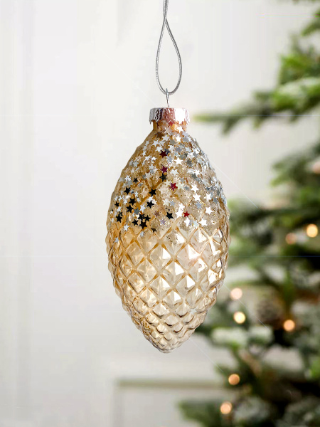 Игрушка елочная стекл. [0209-23]