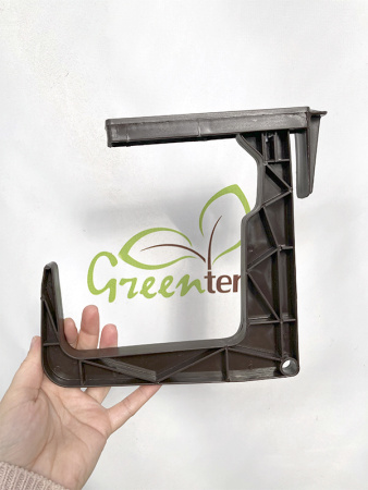 Крепление для балконного ящика шоколадное