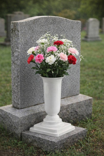 Горшок пластиковый "Вазон Р" для цветов 2л, белый