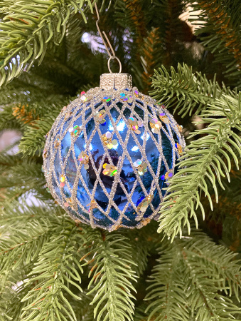 Шар пластиковый декорированный