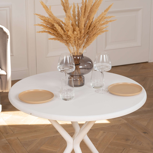 Стол круглый Teori белый