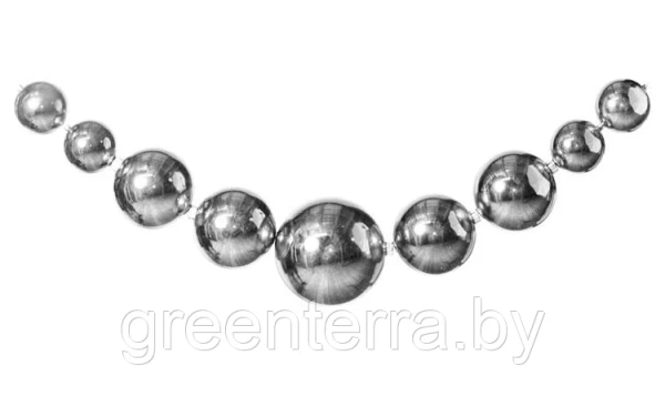 Украшение для больших ёлок "Бусы из шаров" 10, 15, 20см Украшение для больших ёлок "Бусы из шаров" 10, 15, 20см