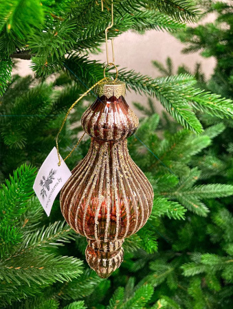 Игрушка елочная стекл. [0093-8]