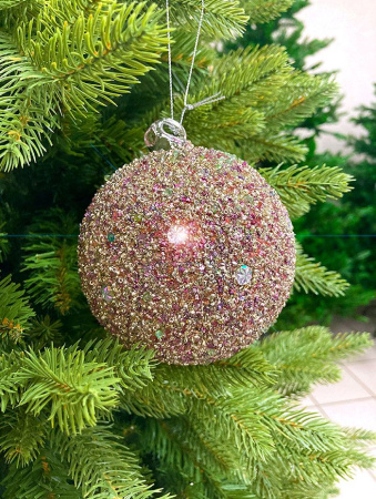 Шар елочный стекл. [63755]