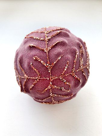 Шар елочный стекл. [5948-5]