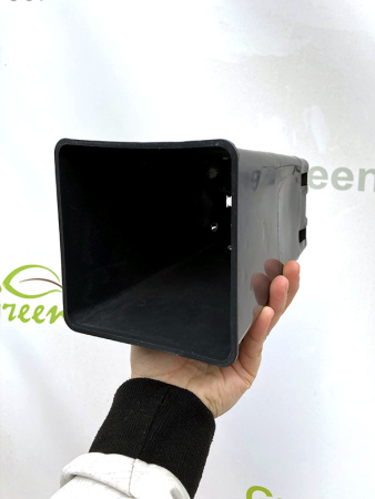 Высокий горшок для роз 2л, 12*12*20см.