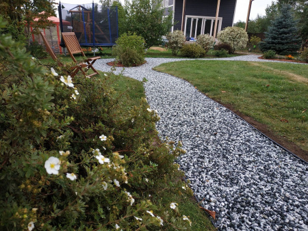 Мрамор/гранит щебень декоративный, 5-10мм, (20 кг)