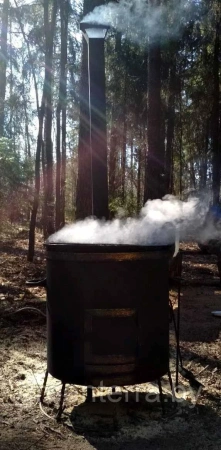 Печь для казана "Франциск" на 50 л