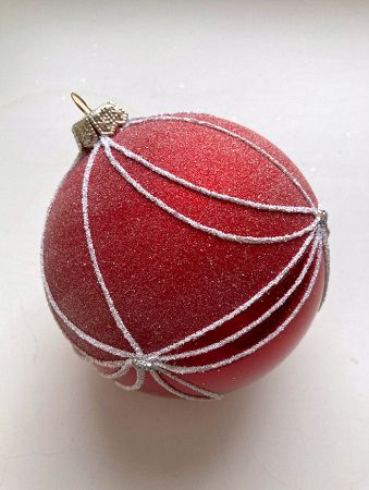 Шар пластиковый декорированный