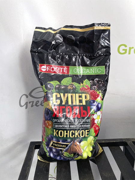 Удобрение Bona Forte Конское "СУПЕР Ягоды" с цеолитом и аминокислотами, 2 кг