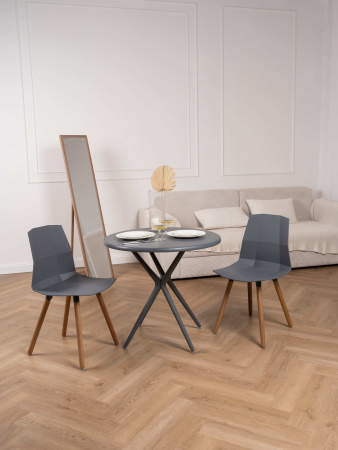 Стол круглый Teori серый