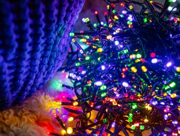 Светодиодная гирлянда LUMINEO Compact 16м, 750 мульти LED IP44 [495366]