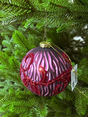 Шар елочный стекл. [5999-8]