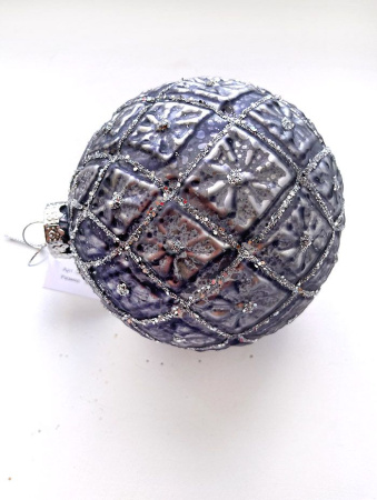 Шар елочный стекл. [0202-5]